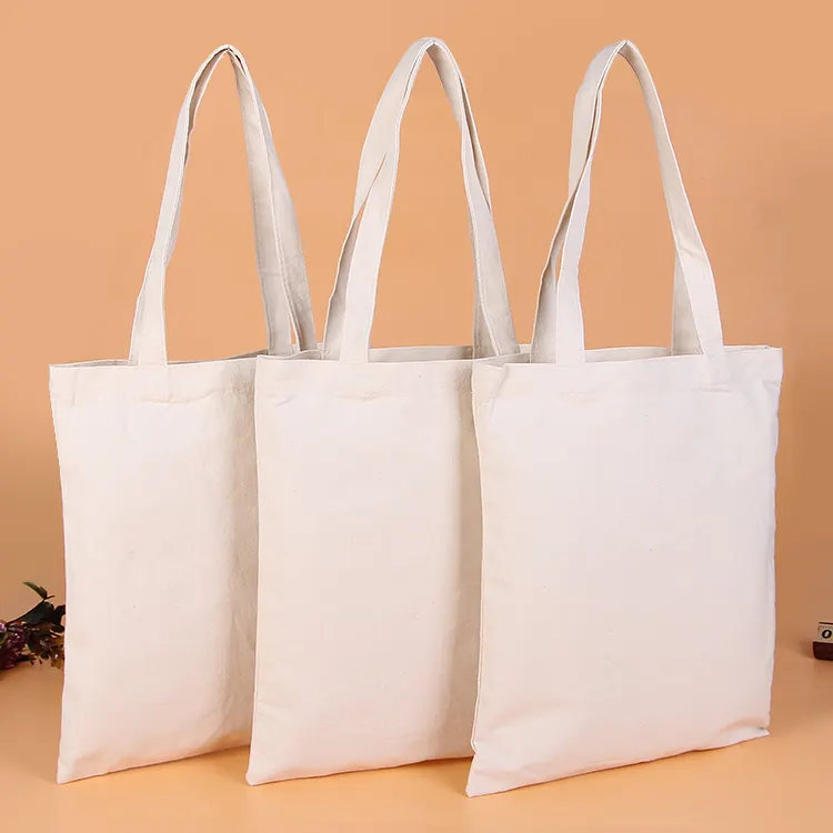 Lymech Small Large Custom Logo Print Blank Beige White Plain Color Travel Sling Messenger Shoulder Cotton Canvas Shopping Bag 2022