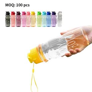 Gobelet de sport transparent portable pour l'école, la salle de sport et les voyages, pour garçons et filles - Product Image 1