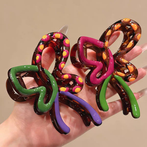 2026 New Rhinestone <b>Bow</b> Hair Claw <b>Clips</b> for Women Exquisite Hair Accessories for Stylish Updo Hairstyles - Product Image 1