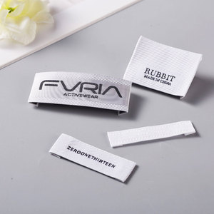 Bông Twill nhãn phẳng hoặc gấp thẻ cho những thứ dệt kim personalizada nhãn thủ công MaY phụ kiện - Product Image 5