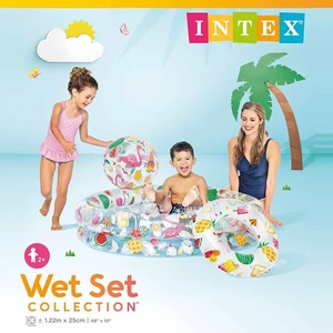<span class=keywords><strong>INTEX</strong></span> 59460 Stargaze Petite piscine gonflable en PVC pour bébé avec anneau de bain et ballon de plage pour enfants - Product Image 4