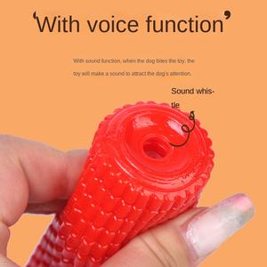Jouet à mâcher pour chien en forme de bâton de maïs, avec son simulé, en matériau TPR, élastique, résistant à l'usure, vente en gros par les fabricants - Product Image 3