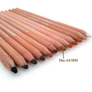 Crayon <span class=keywords><strong>Pastel</strong></span> <span class=keywords><strong>de</strong></span> qualité supérieure, lot <span class=keywords><strong>de</strong></span> 12 pièces par paquet, 4.0mm, couleur <span class=keywords><strong>de</strong></span> la peau au plomb, pour porno - Product Image 3