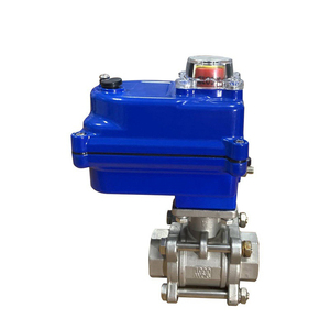Mini Válvula Motorizada de 3 Piezas de Acero Inoxidable 22VAC Tipo On/Off OEM IP65 - Product Image 1