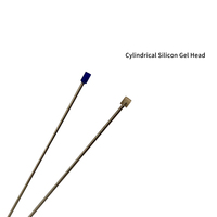 Bâtonnets adhésifs en silicone en acier inoxydable pour le nettoyage de précision des semi-conducteurs, des lentilles optiques, des capteurs de caméra, des LED, des écrans LCD, des salles blanches ISO Classe 100