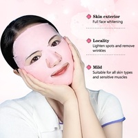 Mascarilla Facial Vegana de Celulosa con Retinol, Vitamina C y Ácido Hialurónico, Efecto Iluminador, Hidratante, Reafirmante y Antiarrugas, con Extracto de Flor de Durazno, Marca Privada