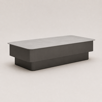 Table basse en pierre frittée de style italien moderne et minimaliste, ensemble de tables adaptées aux meubles d'hôtel et aux meubles de maison