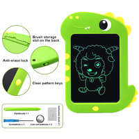 Tablette d'écriture LCD pour enfants 8,5 pouces Tableau à dessin coloré Dinosaure Tablette de dessin électronique pour enfants