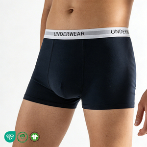 Traje de Baño para <span class=keywords><strong>Hombre</strong></span> de Tela Modal Elástica Ligera y Suave de Primera Calidad, Cintura Elástica, Tipo Culotte con Bolsa 3D - Product Image 4