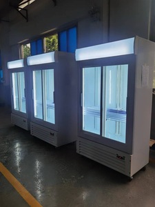 Gran oferta <span class=keywords><strong>SUMYO</strong></span> comercial supermercado pantalla congelador escaparate nevera Vertical vertical 2 puertas de vidrio de temperatura única - Product Image 4