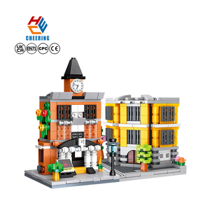 59077-59078 Mini estación <span class=keywords><strong>de</strong></span> <span class=keywords><strong>bomberos</strong></span> <span class=keywords><strong>de</strong></span> la calle juego <span class=keywords><strong>de</strong></span> bloques <span class=keywords><strong>de</strong></span> construcción ensamblados niños regalo educativo al por mayor Mini Juguetes - Product Image 1