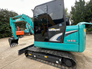รถขุดมือสองคุณภาพสูง KOBELCO SK60 มินิ รถขุดไฮดรอลิกแบบตีนตะขาบ SK55SR SK70 ขายดี - Product Image 3