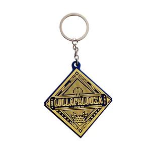 Custom Logo Size Color Rubber Promotional Keychains Accessories Keychain