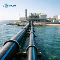 Tuyau HDPE anti-corrosion haute pression Rayman DN150 SDR26 à soudure bout à bout pour l'alimentation en eau des sites touristiques et l'utilisation extérieure