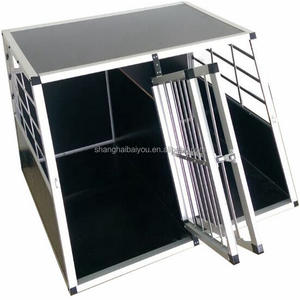 Grande <span class=keywords><strong>Cage</strong></span> pour chien de haute qualité avec double porte en métal Animal de compagnie Maison pour chien avec plateau en plastique séparé pour les grandes races - Product Image 5
