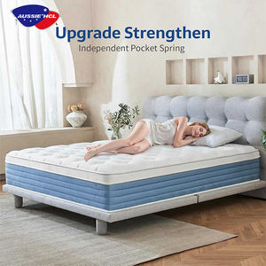 Cama Plegable Ortopédica <span class=keywords><strong>Queen</strong></span> con Colchón de Resortes y Espuma de Aire, Cama Doble Matrimonial, Colchones de Resortes con Látex y Espuma Viscoelástica de Confort - Product Image 5