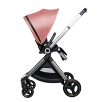 Poussette Bébé Personnalisée Baypie BP618 à 4 Roues, Légère, Pliable, Compacte, Système de Voyage Portable Certifié EN1888