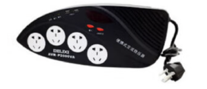 Régulateur de tension automatique monophasé portable AVR-P1500VA, entrée 140-260V, sortie 220V 8%, 1500VA AC 50/60Hz LED - Product Image 5
