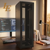 Rak Server Kabinet Jaringan Pusat Data Berdiri Lantai Baja 41U 600*1200mm Tersedia