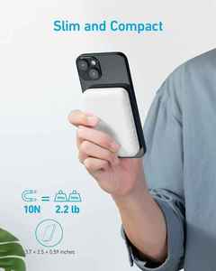 Anker 321 Power Bank Magnétique 5000 mAh Sans Fil avec Câble USB-C Protection Contre les Courts-Circuits A1616 10W Power Bank Sans Fil - Product Image 4