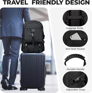 Tùy chỉnh Đại học lớn Ba lô du lịch máy tính xách tay ba lô với ngăn giày andusb sạc cổng - Product Image 6