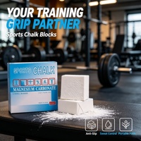 Bloc de craie blanche pour le sport, 56 g, améliore la friction des mains, carbonate de magnésium pur pour la musculation, l'escalade, l'entraînement en salle de sport