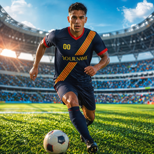 <span class=keywords><strong>Divisa</strong></span> da Calcio per Uomo Adulto, Traspirante, Estiva, 100% Poliestere, Personalizzabile con Nome e Numero, Set per Squadra, Servizio OEM - Product Image 4
