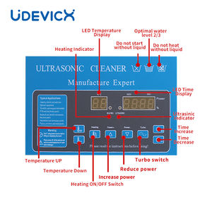 Chauffe-minuterie numérique professionnel <span class=keywords><strong>6L</strong></span> 40kHz 110V excellent nettoyeur d'instruments de pièces industrielles nettoyeur à ultrasons commercial - Product Image 3