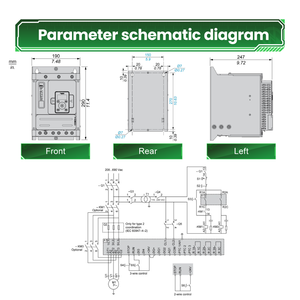 Schneider 100% New Original altivar ats480 động cơ không đồng bộ 62A V/f kiểm soát 208-690V 3 giai đoạn AC động cơ khởi động mềm ats480d62y - Product Image 4