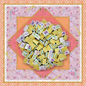 Consegna in 3-5 Giorni, Set di Mahjong Americano di Lusso, 160 Tessere Pesanti in Acrilico, Tappetino in Neoprene, Gioco Sociale Moderno - Product Image 1