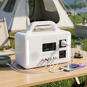 CY‑HY‑300W 300W สถานีพลังงานสำรองอเนกประสงค์พร้อมฟังก์ชั่นเครื่องเล่นเสียง จอแสดงผล LCD สำหรับใช้สำรองไฟบ้านและนอกบ้าน - Product Image 5