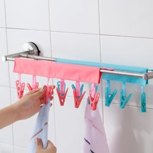 Multifunctional Folding Clothespin Hanger Fabric <b>Clip</b> Drying Hanger Sock <b>Clip</b> Underwear <b>Clip</b> Travel Portable Fabric Hanger - Product Image 1