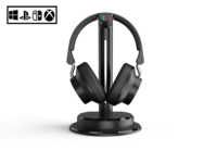Headset Gaming Nirkabel 2.4G+BT dengan Logo Kustom untuk PC/PS4/PS5/XBOX/Switch, Headset Gaming OEM