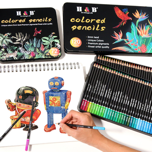 120colors Natural <strong>Wooden</strong> <strong>Multi</strong> Lapis De Cor <strong>Colored</strong> Pencils Set - Product Image 5