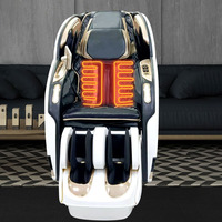 Fauteuil de Massage Zero Gravity Luxe Relaxant Haut-Parleur Bluetooth Fauteuil de Soins du Corps Fauteuils de Massage Électriques Corps Complet 4d