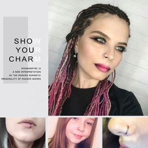 Bán buôn 20g thép <span class=keywords><strong>c</strong></span>ơ thể mũi vòng Hoop vách ngăn hình chữ <span class=keywords><strong>C</strong></span> đinh tán xương tragus sụn Nhẫn 316L <span class=keywords><strong>c</strong></span>ơ thể piercing đồ trang sứ<span class=keywords><strong>c</strong></span> thời trang - Product Image 6