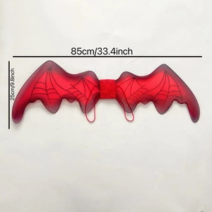 Accessoires <span class=keywords><strong>de</strong></span> déguisement pour fêtes d'Halloween, <span class=keywords><strong>de</strong></span> remise <span class=keywords><strong>de</strong></span> diplôme, <span class=keywords><strong>de</strong></span> Thanksgiving et <span class=keywords><strong>de</strong></span> Noël : <span class=keywords><strong>Ailes</strong></span> <span class=keywords><strong>de</strong></span> chauve-souris, serre-tête cornes <span class=keywords><strong>de</strong></span> <span class=keywords><strong>diable</strong></span>, baguette magique en nylon rouge et noir - Product Image 3