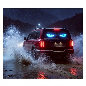 Adesivo per Auto Occhio del Diavolo per SUV e Fuoristrada, per Lunotto Posteriore Il simbolo <span class=keywords><strong>di</strong></span> protezione Nazar allontana il male, garantisce un <span class=keywords><strong>passaggio</strong></span> sicuro - Product Image 1