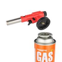 Torche à gaz de type baïonnette KLL, pour le camping en plein air, le barbecue, pistolet à flamme portable à cartouche, allumeur électronique, réglage de la flamme, coupe-vent