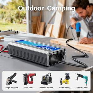 Inversor Solar DC/AC Potência Contínua 1500W Pico 3000W Alta Potência DC12V/<span class=keywords><strong>24V</strong></span> para 220V/110V Tomadas Duplas 90% de Eficiência - Product Image 4