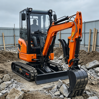Harga Excavator Mini Multifungsi 2,6 Ton 3 Ton dengan Fungsi Ayun Samping