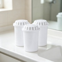 Filtres de remplacement AVERA en 3 parties pour pichet à eau, filtration au charbon actif en 4 étapes, compatibles avec d'autres pichets, durent 6 mois