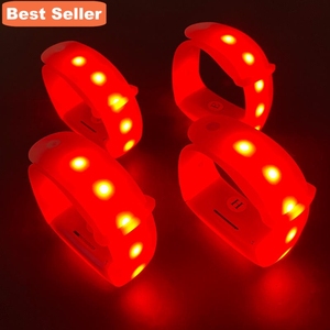 Best Selling Customizable LED Wristband with Eco-Friendly Plastic Custom Logo Promotional Use