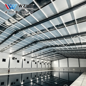 Bâtiments à structure en acier pour l'enseignement de la natation en salle, favorisant les cours de natation et les activités de loisirs publiques - Product Image 1