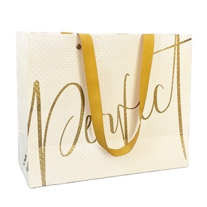Manufacture Custom Reusable Luxury logo Printed Cardboard Kraft Shopping Paper Gift <b>Bags</b> - Product Image 1