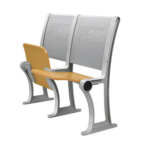Sillas Escolares Mingzhong de Aleación de Aluminio con Asiento Metálico Escalonado y Escritorio de Madera para Uso Educativo - Product Image 5