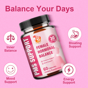 Capsules PMS de haute qualité avec extrait d'Ashwagandha et de Chasteberry pour l'équilibre hormonal et favorisant un sommeil sain - Product Image 6