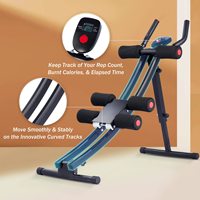 Appareil d'entraînement abdominal pliable multi-angles réglable pour la maison – Machine de mise en forme corporelle