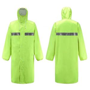 Waterproof Long Polyester <strong>Rain</strong> <strong>Coats</strong> <strong>Rubberized</strong> Protective <strong>Rain</strong> <strong>Coat</strong> for Man Lone <strong>Rain</strong> <strong>Coat</strong> in Guangzhou - Product Image 1