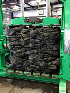 Máquina Empacadora de Neumáticos de Desecho Hidráulica Vertical de Alta Resistencia de 120T, Controlada por PLC, Accionada por Motor, Automática, de Alta Productividad - Product Image 3